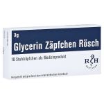 Glycerin Zäpfchen Rösch 3g gegen Verstopfung (PZN 12733110) из Германии