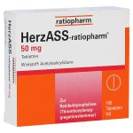 HerzASS-ratiopharm 50mg (PZN 4562798) из Германии