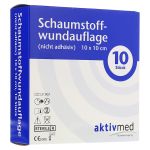 AKTIVMED Schaumstoffwundaufl.10x10 cm nicht adhäs. (PZN 8774913) из Германии