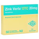 Zink Verla OTC 20mg (PZN 3000532) из Германии