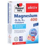 Doppelherz aktiv Magnesium 400 mg + B1 + B6 + B12 + Folsäure (PZN 4494507) из Германии