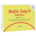 Biotin 5mg N (PZN 2472163) из Германии