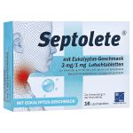 Septolete mit Eukalyptus-Geschmack 3mg/1mg (PZN 16885213) из Германии