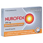 Nurofen 200 mg Schmelztabletten Lemon (PZN 2547582) из Германии