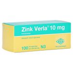 Zink Verla 10mg (PZN 8912195) из Германии