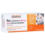 IBU-ratiopharm 400 akut Schmerztabletten (PZN 266040) из Германии