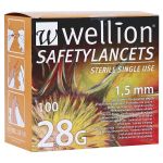 WELLION Safetylancets 28 G Sicherheitseinmallanz. (PZN 13928554) из Германии