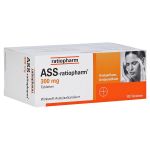 ASS-ratiopharm 300mg (PZN 3372469) из Германии