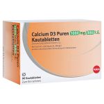 Calcium D3 PUREN 1000mg/880 I.E. (PZN 11333408) из Германии