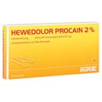 HEWEDOLOR Procain 2% Ampullen (PZN 3919815) из Германии