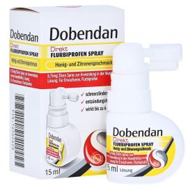 Dobendan Direkt Flurbiprofen Spray Honig/Zitro. 8,75mg/Dosis – PZN 16502620 (PZN 16502620) из Германии