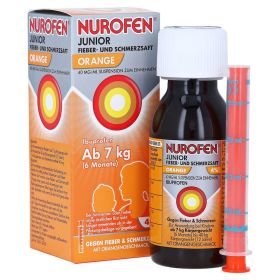 Nurofen Junior Fieber- & Schmerzsaft Orange 40 mg/ml – PZN 7776465 (PZN 7776465) из Германии