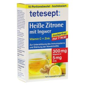 TETESEPT heiße Zitrone mit Ingwer zuckerfr.Pulver – PZN 9714089 (PZN 9714089) из Германии