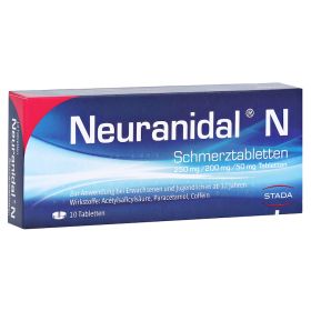 Neuranidal N Schmerztabletten – PZN 1809011 (PZN 1809011) из Германии