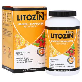 Litozin Ultra Hagebuttenpulver + Vitamin C – PZN 9771006 (PZN 9771006) из Германии