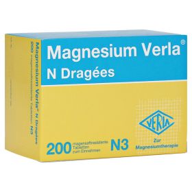 Magnesium Verla N Dragees – PZN 4911945 (PZN 4911945) из Германии