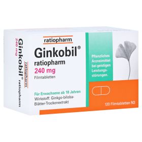 GINKOBIL ratiopharm 240mg – PZN 8864415 (PZN 8864415) из Германии