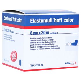 ELASTOMULL haft color 8 cmx20 m Fixierb.blau – PZN 1412555 (PZN 1412555) из Германии