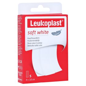 LEUKOPLAST soft white Pflaster 4x10 cm – PZN 14219765 (PZN 14219765) из Германии