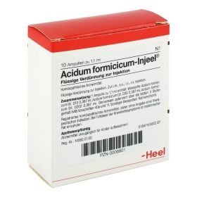 ACIDUM FORMICICUM INJEEL Ampullen – PZN 6801 (PZN 6801) из Германии