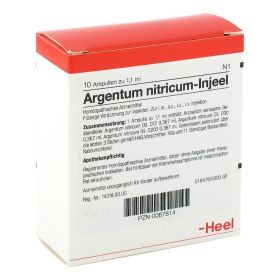 ARGENTUM NITRICUM INJEEL Ampullen – PZN 67814 (PZN 67814) из Германии