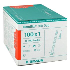 Omnifix Duo 100 Insulin Einmalspritzen – PZN 1349035 (PZN 1349035) из Германии