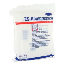 ES-KOMPRESSEN steril 10x20 cm 8fach – PZN 1407146 (PZN 1407146) из Германии