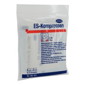 ES-KOMPRESSEN steril 5x5 cm 8fach – PZN 1407100 (PZN 1407100) из Германии