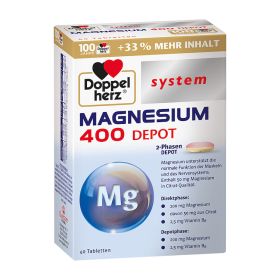 DOPPELHERZ Magnesium 400 Depot system Tabletten – PZN 16794120 (PZN 16794120) из Германии