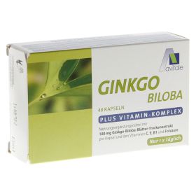 GINKGO 100 mg Kapseln+B1+C+E – PZN 2909329 (PZN 2909329) из Германии