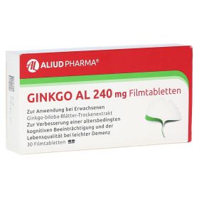 Ginkgo AL 240mg – PZN 11287677 (PZN 11287677) из Германии