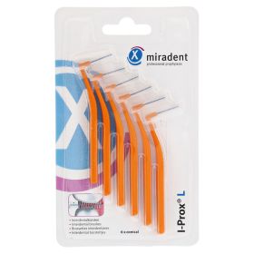 MIRADENT Interdentalbürste I-Prox L 0,8 mm orange – PZN 11597515 (PZN 11597515) из Германии