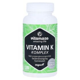 VITAMIN K1+K2 Komplex hochdosiert vegan Kapseln – PZN 13947480 (PZN 13947480) из Германии