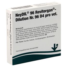 NEYDIL Nr.96 Revitorgan Dil.D 4 pro Ampullen vet. – PZN 6488066 (PZN 6488066) из Германии