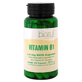 VITAMIN B1 1,4 mg Bios Kapseln – PZN 6054681 (PZN 6054681) из Германии