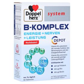 DOPPELHERZ B-Komplex system Tabletten – PZN 16226752 (PZN 16226752) из Германии