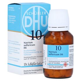 BIOCHEMIE DHU 10 Natrium sulfuricum D 6 Tabletten – PZN 2580881 (PZN 2580881) из Германии