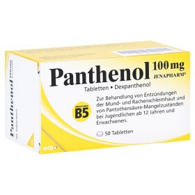 PANTHENOL 100 mg Jenapharm Tabletten – PZN 6150829 (PZN 6150829) из Германии