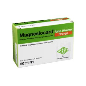 Magnesiocard forte 10mmol Orange – PZN 2470336 (PZN 2470336) из Германии