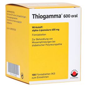 Thiogamma 600 oral – PZN 4774626 (PZN 4774626) из Германии