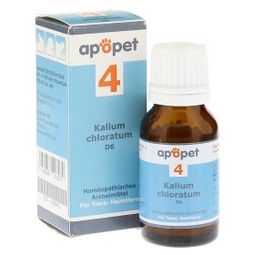 APOPET Schüßler-Salz Nr.4 Kalium chlor.D 6 vet. – PZN 11685610 (PZN 11685610) из Германии