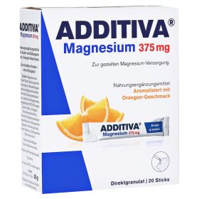 Additiva Magnesium 375 mg Sticks Orange – PZN 10946706 (PZN 10946706) из Германии