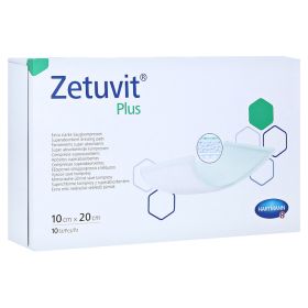 ZETUVIT Plus extrastarke Saugkompr.steril 10x20 cm – PZN 7558343 (PZN 7558343) из Германии