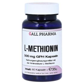 L-METHIONIN 500 mg Kapseln – PZN 1290626 (PZN 1290626) из Германии