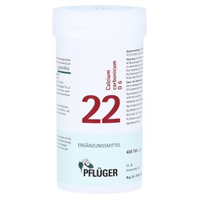 BIOCHEMIE Pflüger 22 Calcium carbonicum D 6 Tabl. – PZN 6322839 (PZN 6322839) из Германии