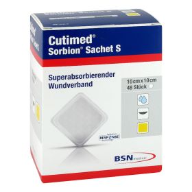 CUTIMED Sorbion Sachet S Wundauflage 10x10 cm – PZN 11361385 (PZN 11361385) из Германии