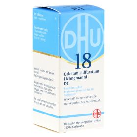 BIOCHEMIE DHU 18 Calcium sulfuratum D 6 Tabletten – PZN 275257 (PZN 275257) из Германии