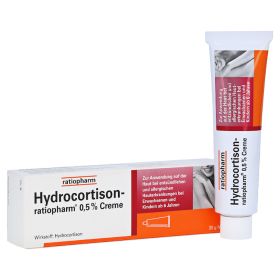 Hydrocortison-ratiopharm 0,5% – PZN 9703312 (PZN 9703312) из Германии