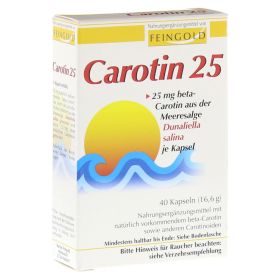 CAROTIN 25 Feingold Kapseln – PZN 8625805 (PZN 8625805) из Германии