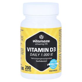 VITAMIN D3 1.000 I.E. daily vegetarisch Tabletten – PZN 16018657 (PZN 16018657) из Германии